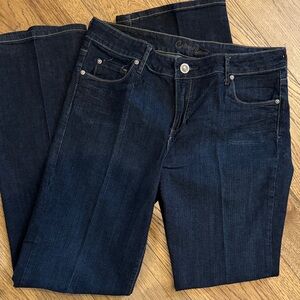 Common Genes Dark Blue Women's Jeans - Classic Straight Leg 10 tall😊